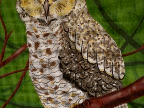 needlepoint owl